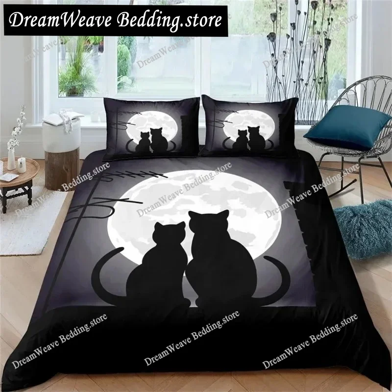 

Cat Dogs Toddler Bedding Set Single Twin Full Queen King Size Bed Set Aldult Kid Bedroom Duvetcover Sets Bed Sheet Set 2025