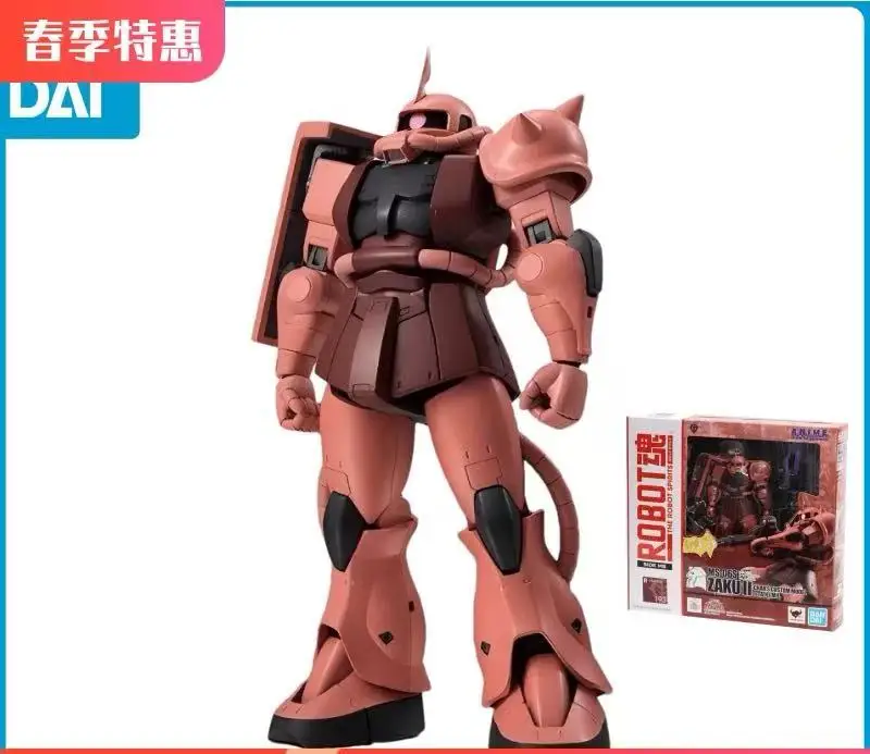 

Original Bandai Gundam Robot Spirits MS 06S Chars Zaku II Ver A.N.I.M.E In Stock Anime Action Collection Figures Toys