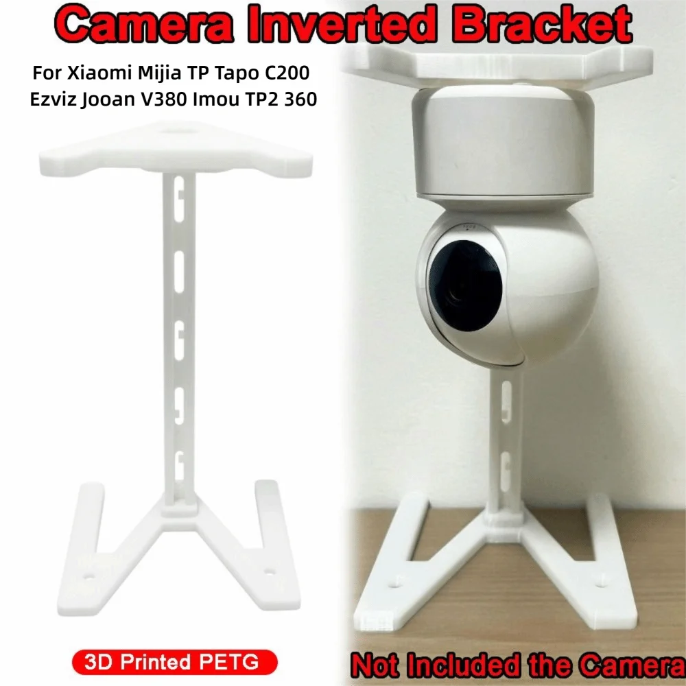 3D Printed Camera Wall Mount Stand Wall Mounted Camera Mount Bracket for Xiaomi Mijia TP Tapo C200 Ezviz Jooan V380 Imou TP2 360