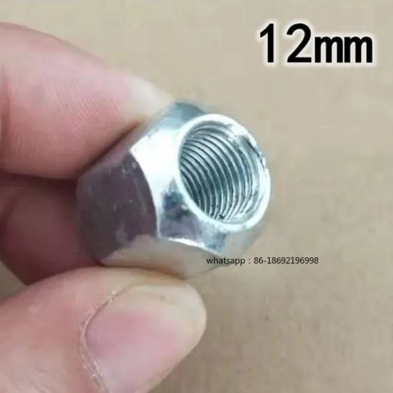 2026 New Electric Tricycle Special Wheel Hub Screw Cap, Four-wheel Car Tire Nut White Zinc Chrome Plating view 3