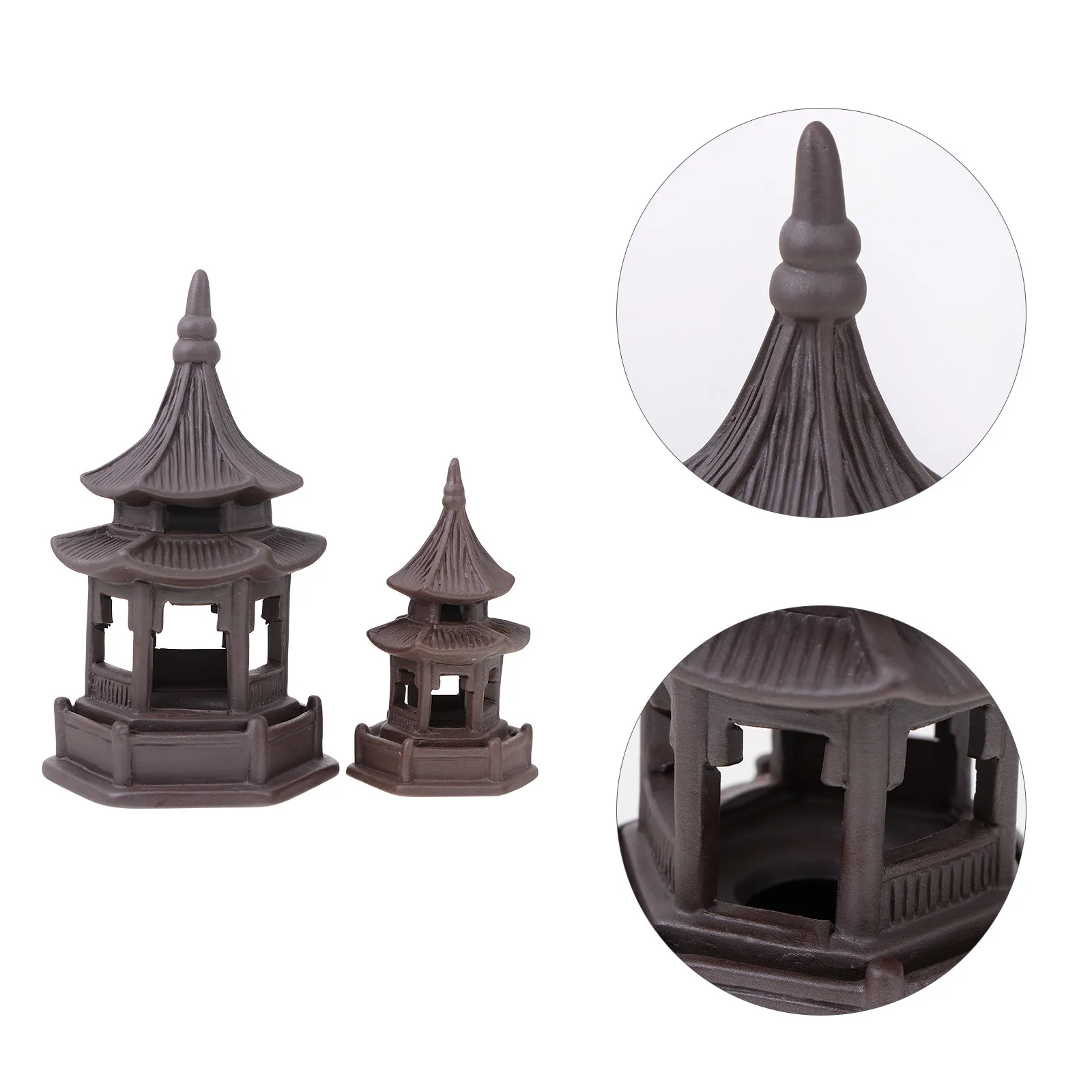 

Pagoda Ornament Bonsai Decorative Accessories Terrarium Pavilion Ornaments Decorations