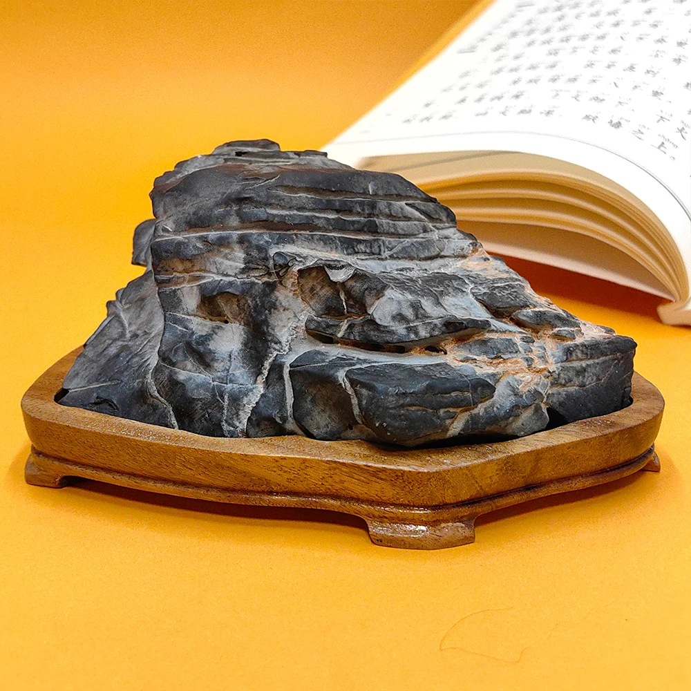 Asian Natural Stone Rock Garden Decoration Crystal Home Landscape Collectible Gardening Ornament Cadeau Homme Decorative