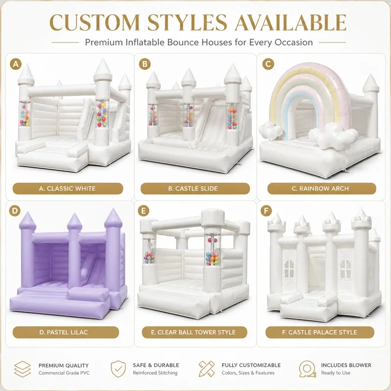 Nanpak Commercial Jump Bounce House Inflatable Bouncy Castle Indoor Jumping Inflatable Playground Party Jumper for Kids