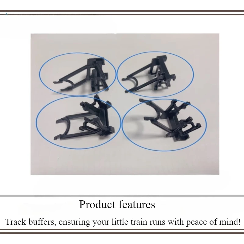 HO 1/87 Zuggleis Modellzubehör Diorama Zubehör Schienenbarrieren Eisenbahnpuffer Zugzubehör Jungenspielzeug Geschenk