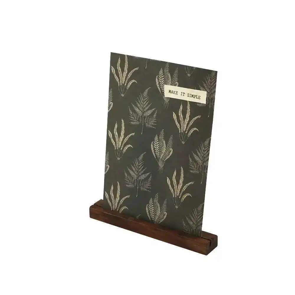 Base en bois Business Menus Holder, Table Card Holder, Postcard Photo, Picture Display Stand