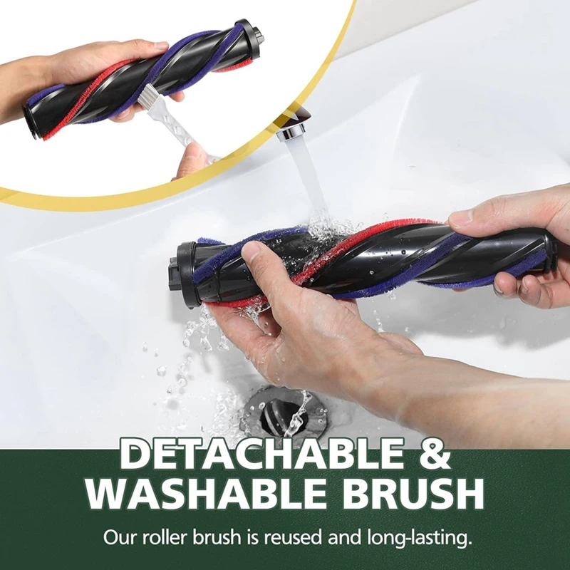 AGOUP для беспроводных пылесосов Dyson V7 V8 V10 V11 V15 со светодиодными фарами, замена роликовой щетки для пола