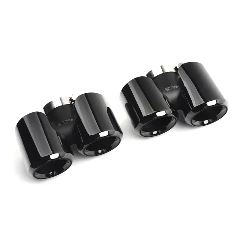 

High Quality Car Exhaust Pipe Modification Tail Throat Tailpipe Steel Black Exhaust Pipe for Land Rover Defender (90/110) 2020+