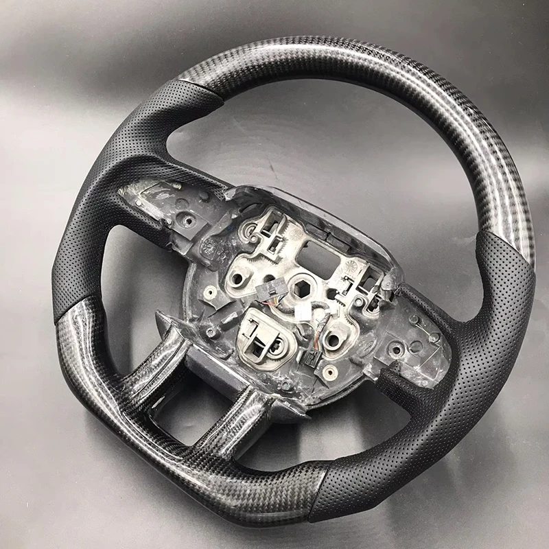 Custom Sport Carbon Fiber Steering Wheel For Land Rover Range Rover Evoque 2011 2012 2013 2014 2015 2016 2017