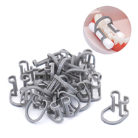 Dental Disposable Cotton Rolls and Plastic Clip Isolator Tool for Teeth Whitening Dentistry Clinic Consumables