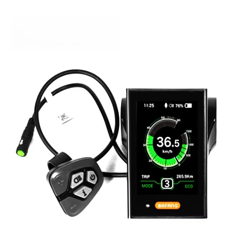 Ebike Display Panel , Compatible with  Mid-drive Motor, Multifunctional Electric Bicycle Cycling Computer Screen Accessory