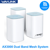 WAVLINK AX3000 WiFi6 Mesh System Dual-Band Whole Home VPN Router/Extender 256 Devices MU-MIMO&OFDMA Beamforming APP Management