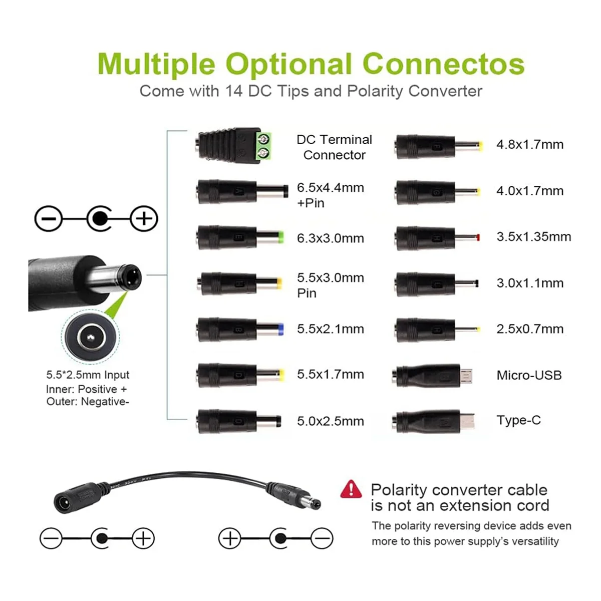 3-36V 4A 144W Universal Power Supply 3V 5V 6V 9V 12V 15V 18V 20V 24V 30V 36V Adjustable Variable Switching AC/DC EU Plug