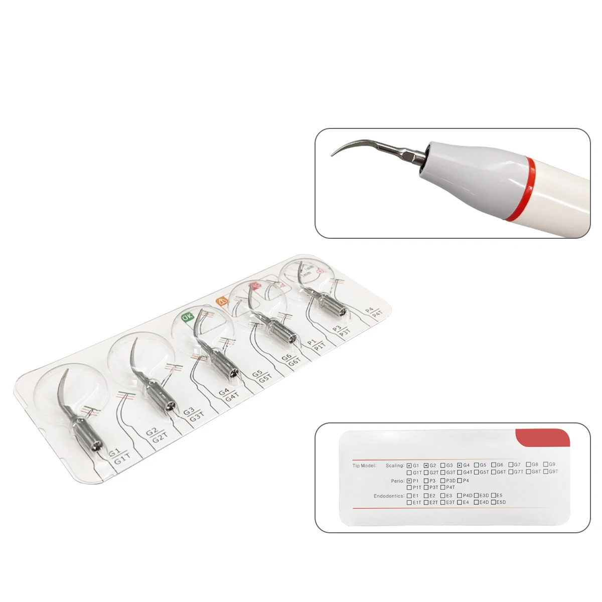 Dental Ultrasonic Scaler DN3 Kit with 5L Handpiece - fit for EMS, WOODPECKER, UDS, SATELEC, DTE - Dental Scaler Unit fo