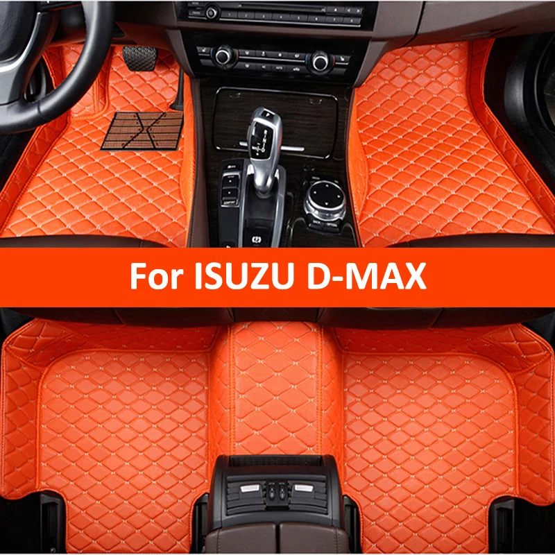 Custom Car Floor Mats For ISUZU D-MAX 2012-2022 Years DMAX Auto Carpets Foot Coche Accessories