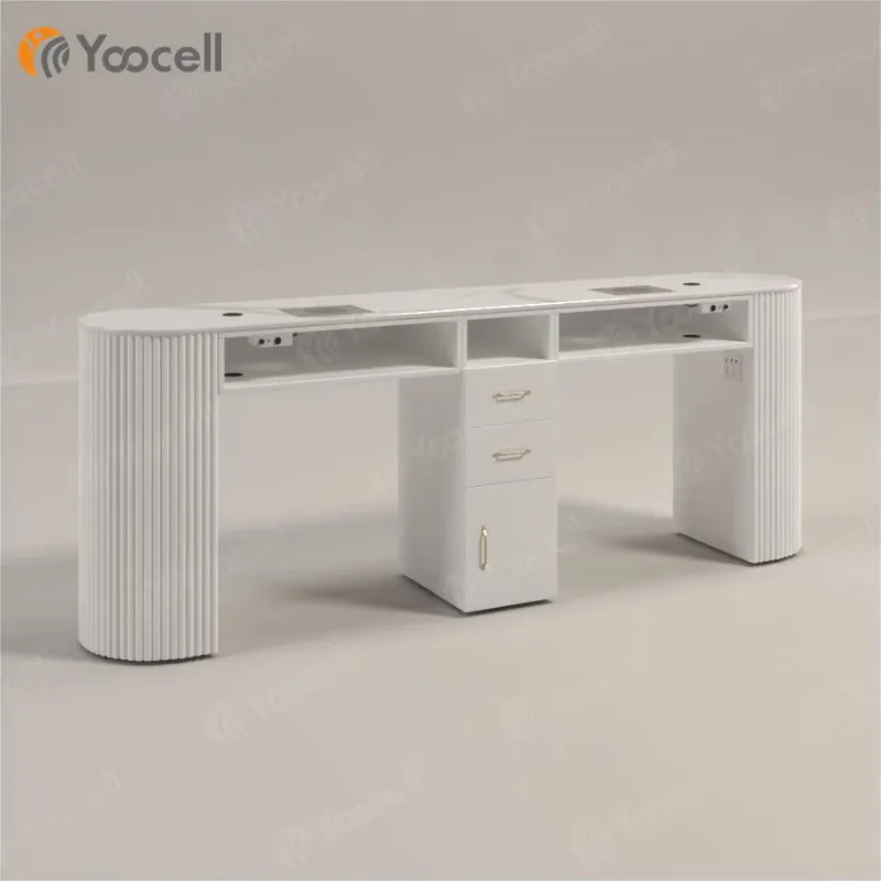 Table for Manicure Nail Art Equipment Modern Design Beauty Salon Manicure Table with Dust Collector