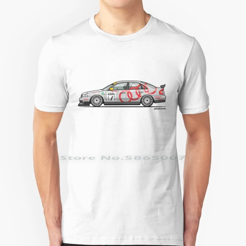 Four Rings A4 Quattr0 B5 Super Touring T Shirt Cotton 6XL German Car Sports Sedan Race Car Quattr0 Btcc Four Rings Sport Four