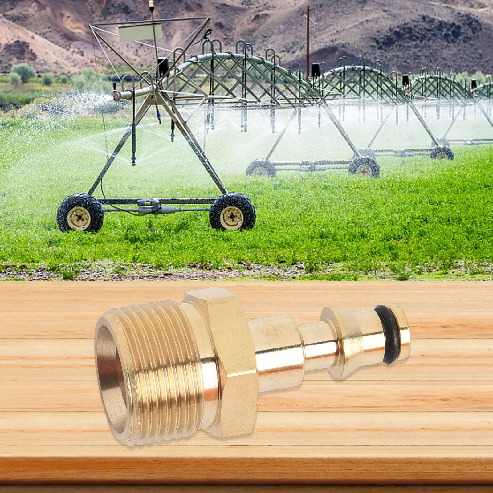 

Incredible M22 Adapter High Pressure Washer Hose Pipe Quick Connector Solid Brass Convert Tool Resistant To 3200 PSI Pressure