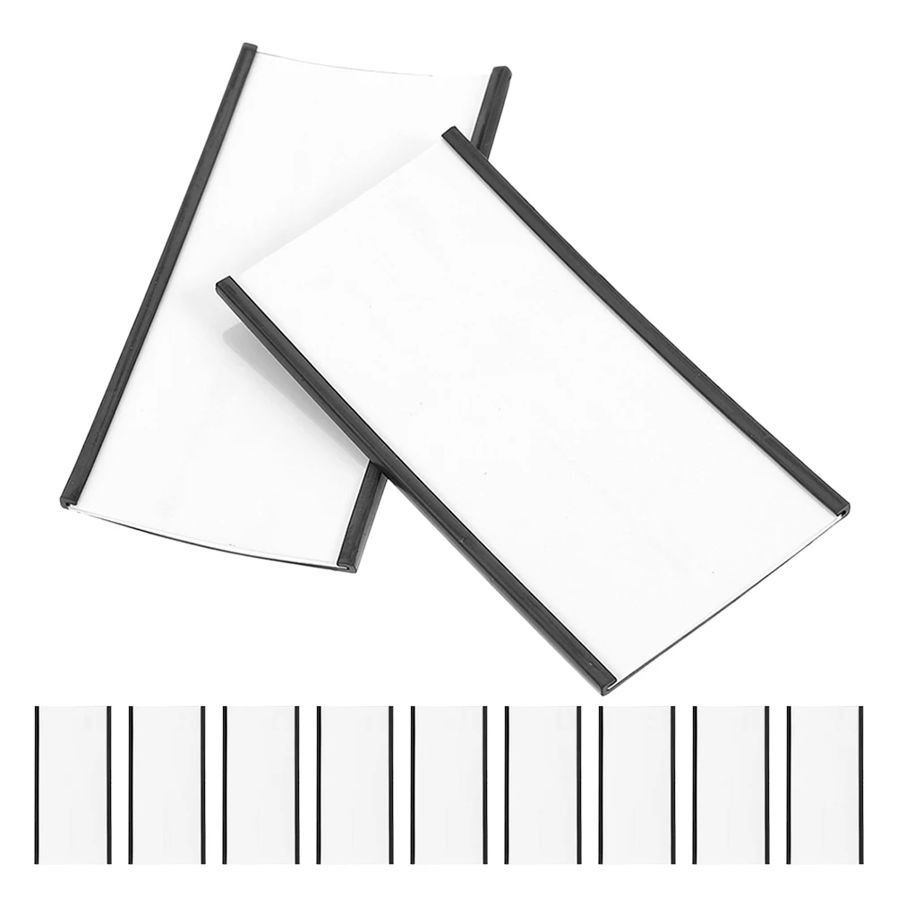 

20 Pcs Label Holder Reusable Paper Inserts for Classroom Cabinets Whiteboard Mailbox Label Holders Organization