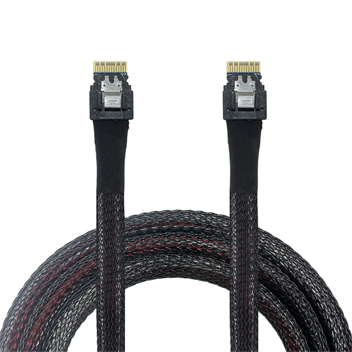 0.5m Slim SAS SFF-8654 4i 38P Server Motherboard Backplane Cable for Computer Hard Disk
