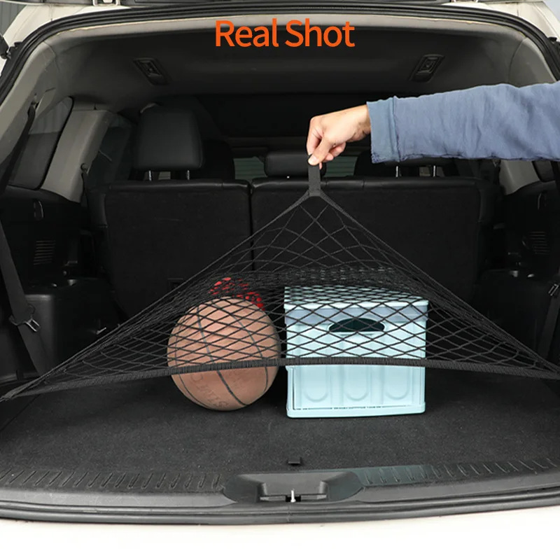 For Audi Q5 FY 2018 2019 2020 2021 2022 2023 2024 Accessories Boot Trunk Net Elastic Upgraded Auto Double Storage Organizer Auto