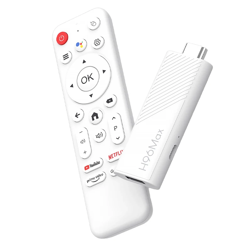 H96Max 2 + 16G H313 Smart TV Stick Android 14.0 3D 4K UHD HDR10 + دعم WiFi6 & BT5.0 مشغل الوسائط استقبال التلفزيون فك التشفير