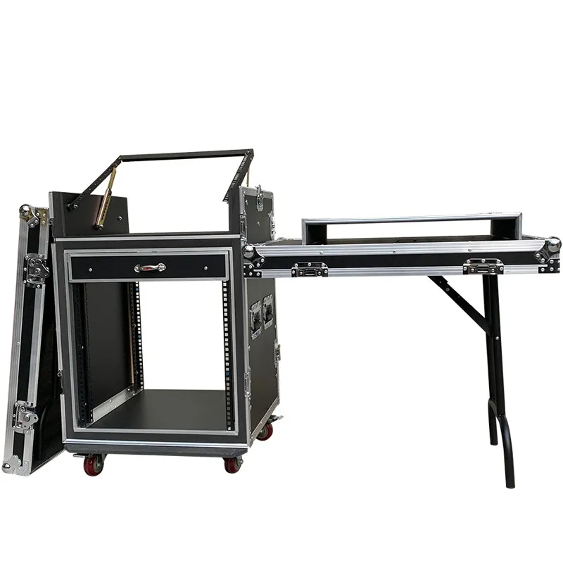 

Customization Professional 12U16U Air Case Cabinet Mixer Audio Power Amplifier Aviation Cabinet.