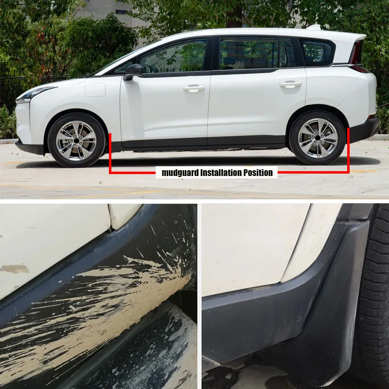 TONLINKER Car Mudguard For FAW Bestune NAT 2022 2023-Present Mudguards Splash Guards Front Rear Fender Mudflaps Accessories