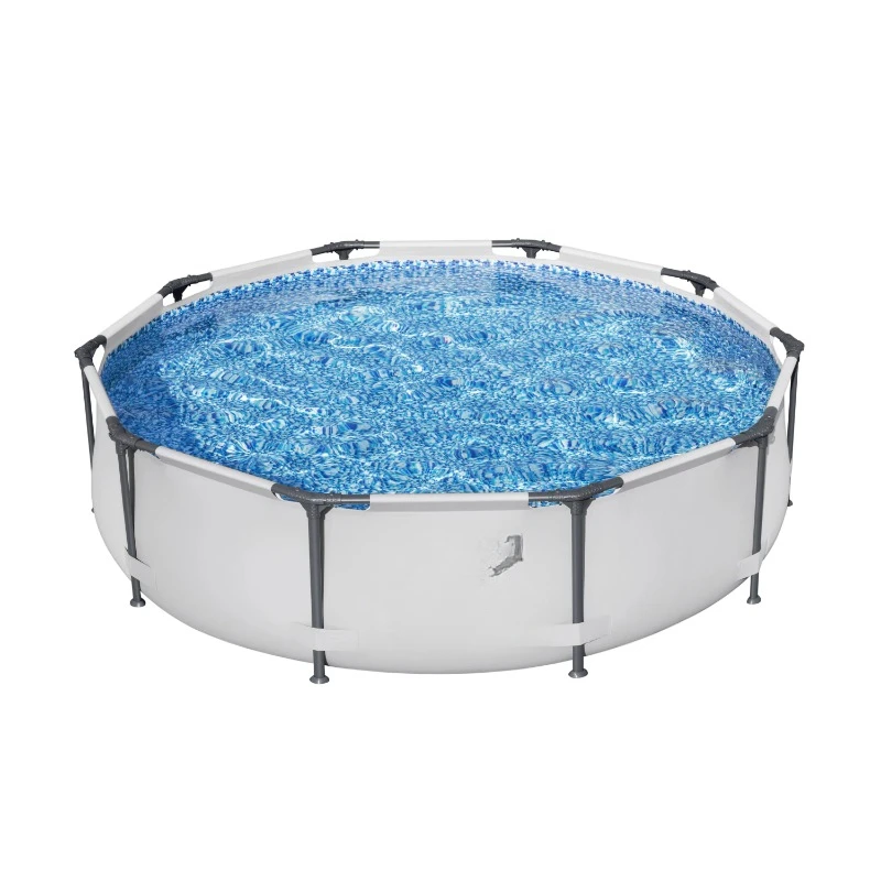 Hot Sale 56406 3.05m x 0.76m Metal Frame Swimming Pool Outdoor Above-ground Swimming Pool Family Entertainment