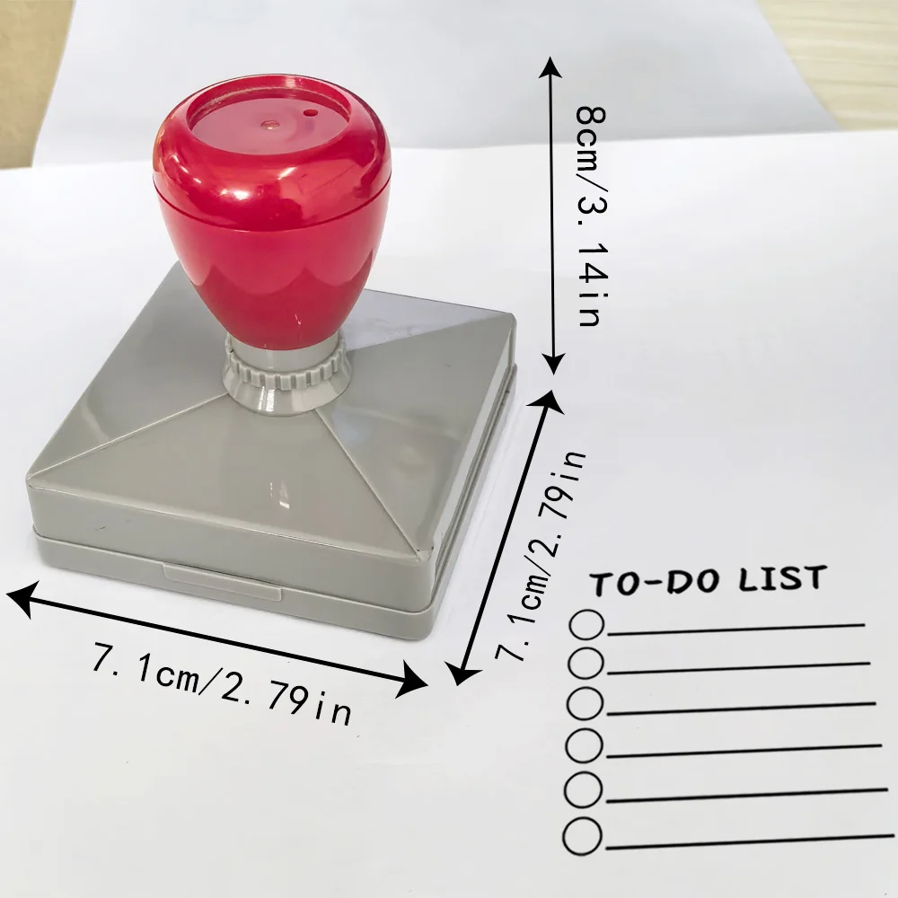 Efficient Planner Stamp: To-Do List, Reminders, Must-Dos, Diary, Journal, Life Records, Back-to-School Checklist