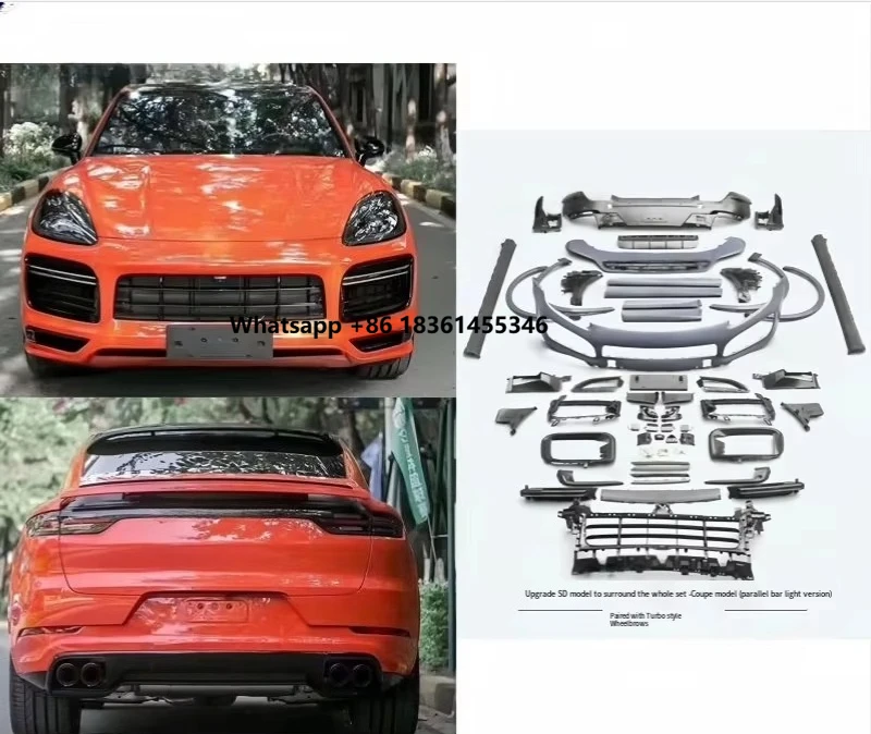 For 18-21   with SD TURBO Front Bumper Kit Includes Taicat Front Rear Lips for the Bumper and Rear Bumper Suitable