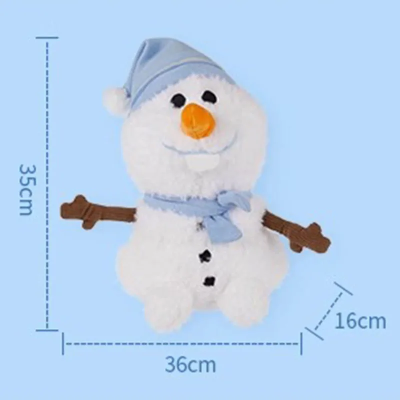 MINISO Disney Frozen Olaf bambola seduta carino morbido cuscino desktop camera ornamento decorativo peluche di Natale per bambini regalo divertente