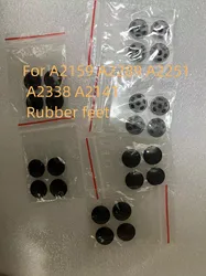 4pcs Bottom Case Rubber Foot Stand Laptop Replacement Feet Base For Macbook Pro A2159 A2289 A2251 A2159 A2338 A2141 Black
