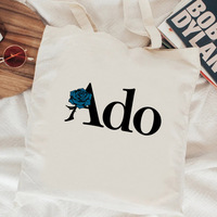 Ado shopping bag bolsas de tela bolsa grocery reusable tote handbag bag reusable cloth boodschappentas bolsas reutilizables