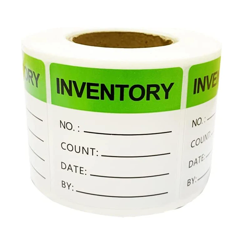 1.8 x 2 Inch Inventory Label,Inventory Organizer Stickers,Inventory Control Labels,500 Pcs