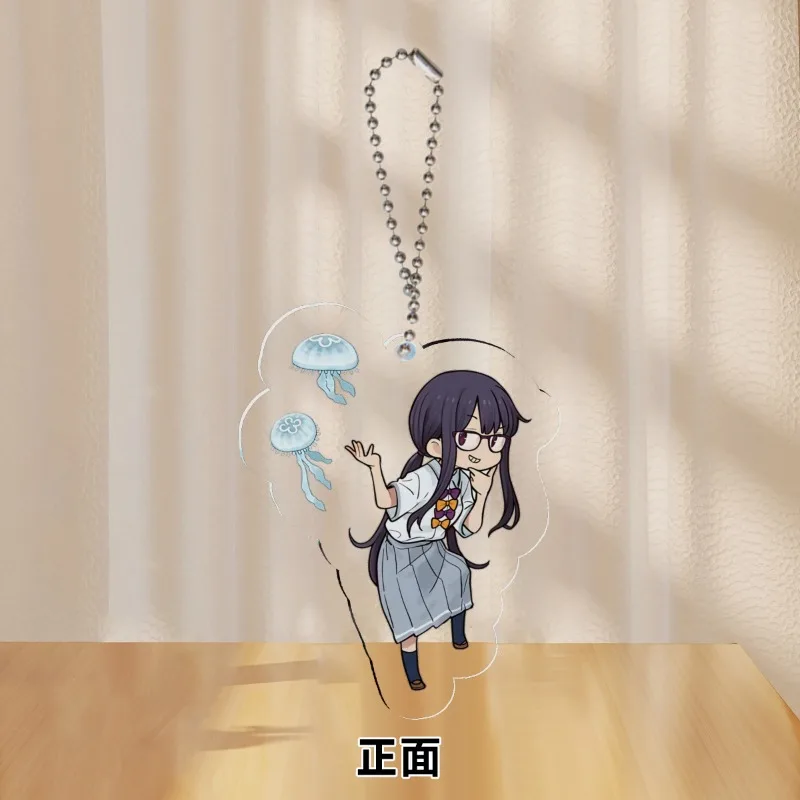Komari Chika Nukumizu Kazuhiko Anime KeyChain ‌Toooooo Many Losing Heroines Men Key Chain for Women Cartoon Figure Acrylic Gift