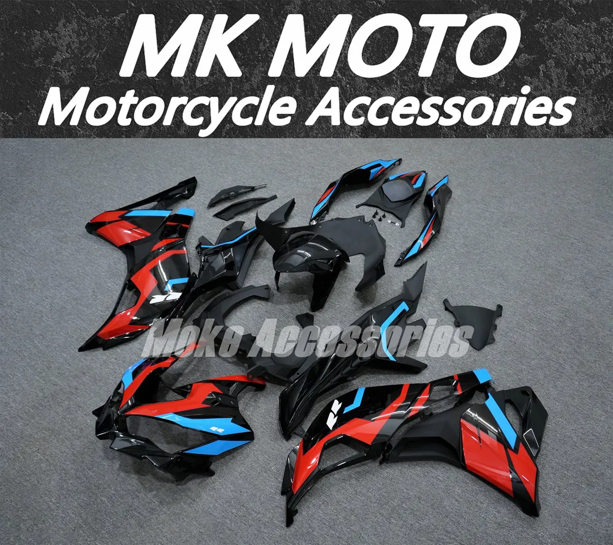 

Motorcycle Fairings Kit Fit For ZX-25R ZX-4R 2019 2020 2021 2022 2023 Bodywork Set ABS Injection Black Red Black
