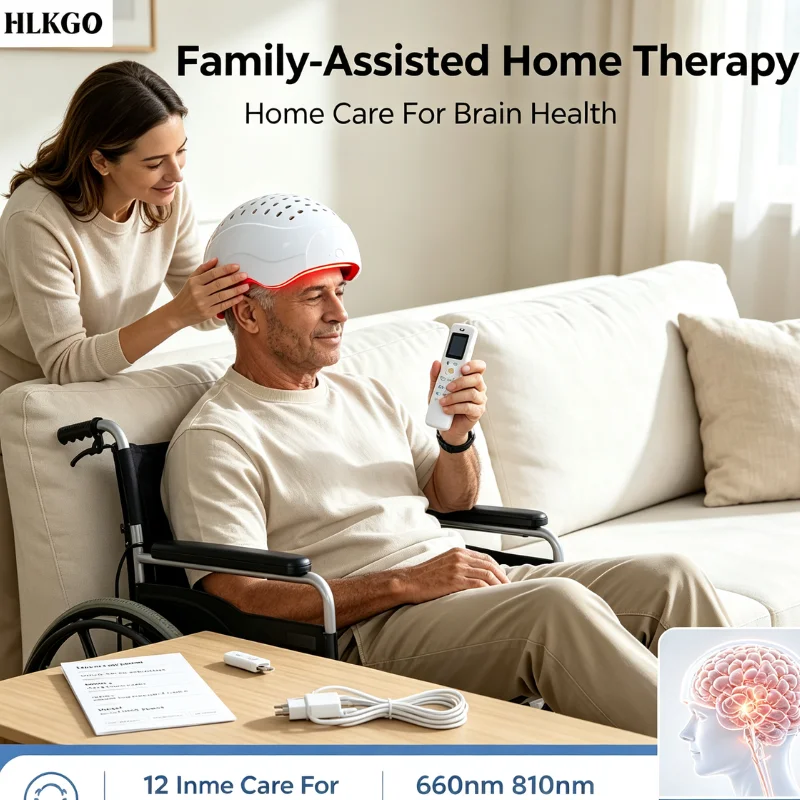 Medical Grade 1070nm Parkinson Disease Treatment Machine Brain Wave Near Infrared Light PBM Helmet for Alzheimer's Dementia