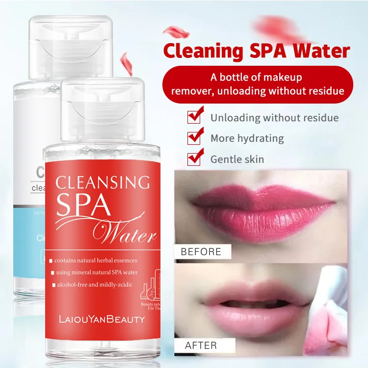 300ML Press Type three-in-one Makeup Remover cleansing Liquid Water Lip Eye Gentle Care Make-Up Travel Skin Remover Face