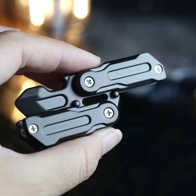 1PC Fidget Slider Compact EDC Bottle Opening Multifunctional Fidget Slider Spinner Stress Relief Toy Gifts