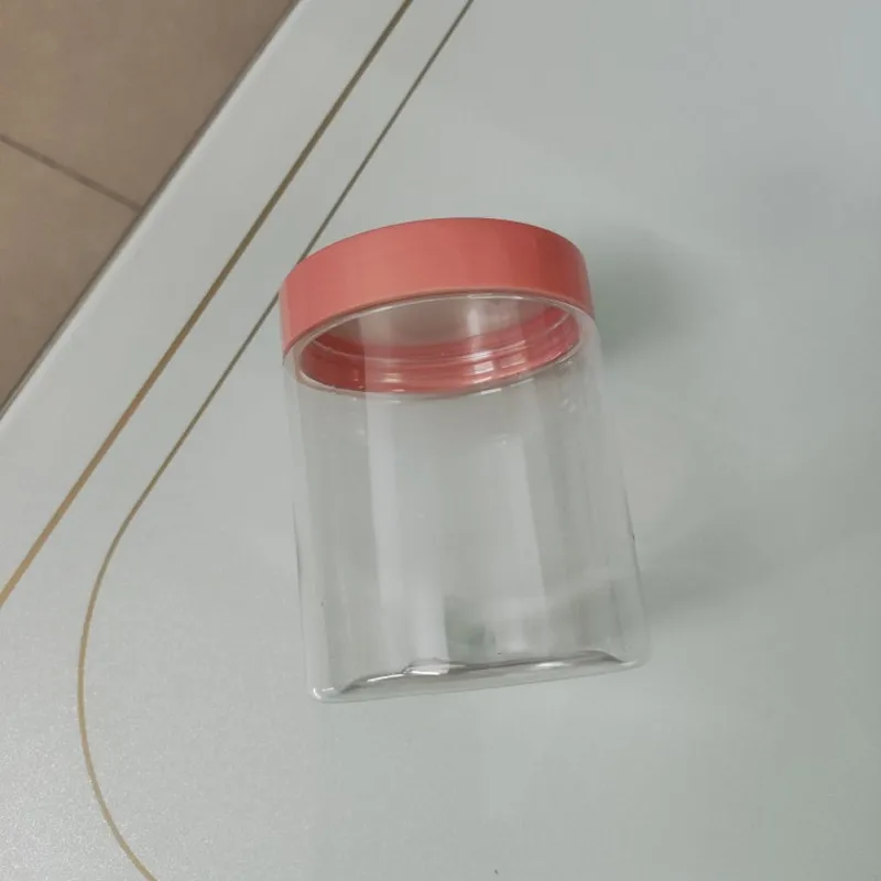 

50g 80g 100g 120g 150g 200g 250g Plastic Jar With Plastic Lids Clear Container Empty Cosmetic Cream Powder Pot Makeup Box