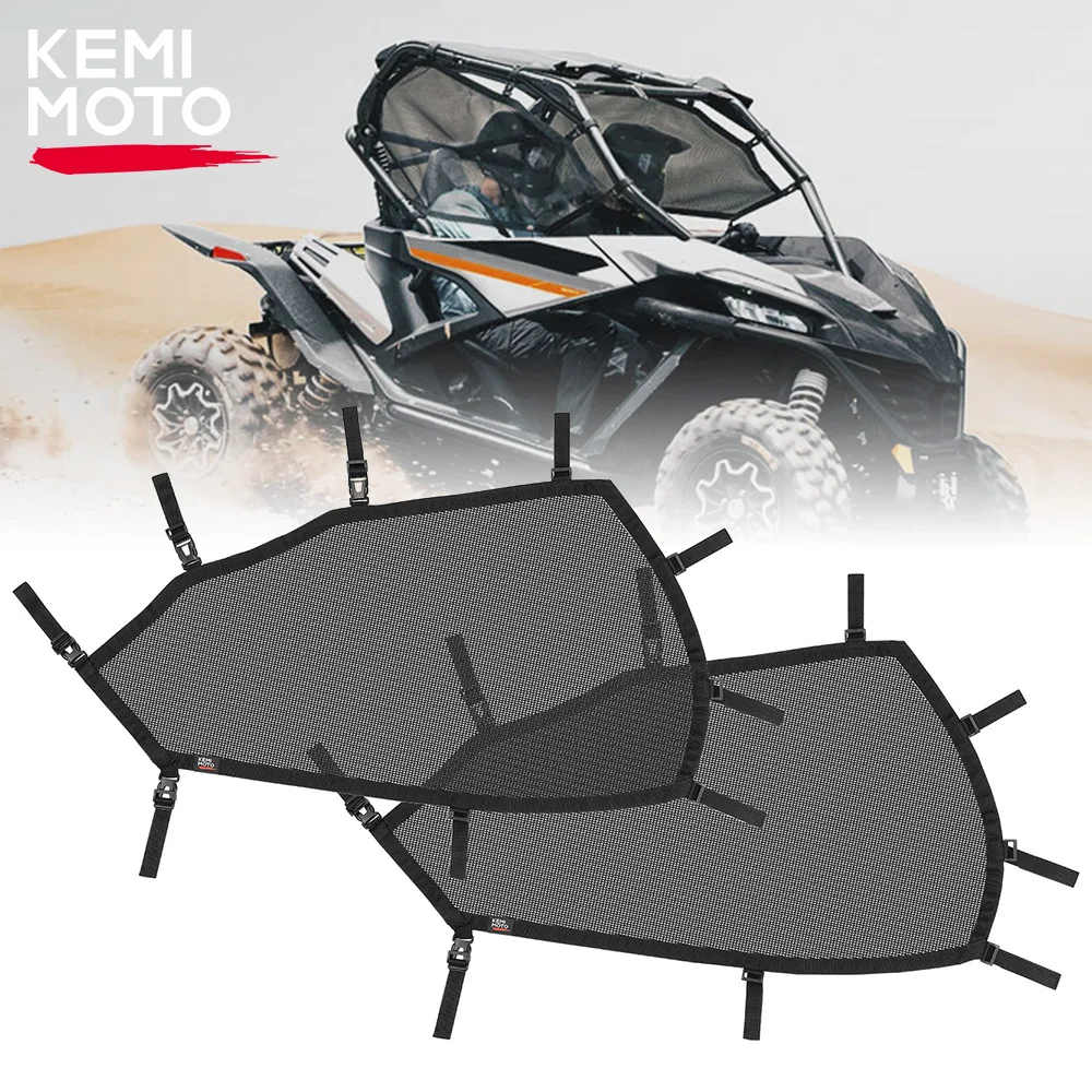 

KEMIMOTO UTV Window Nets Compatible with CF-MOTO ZForce 1000 Sport 950 HO SPORT 950 HO EX 2020-2023 2 Pcs Mesh Guard