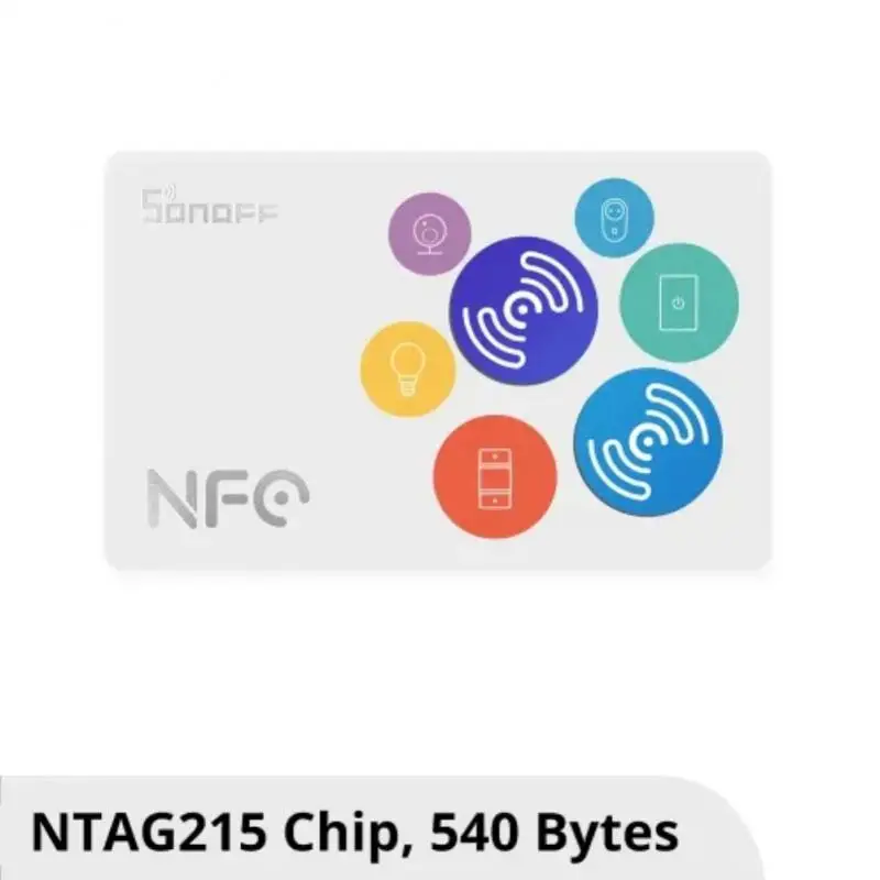 

SONOFF NFC тег с 540 байтами большой емкости умный дом касания для активации смарт-сцены для NFC телефонов с поддержкой