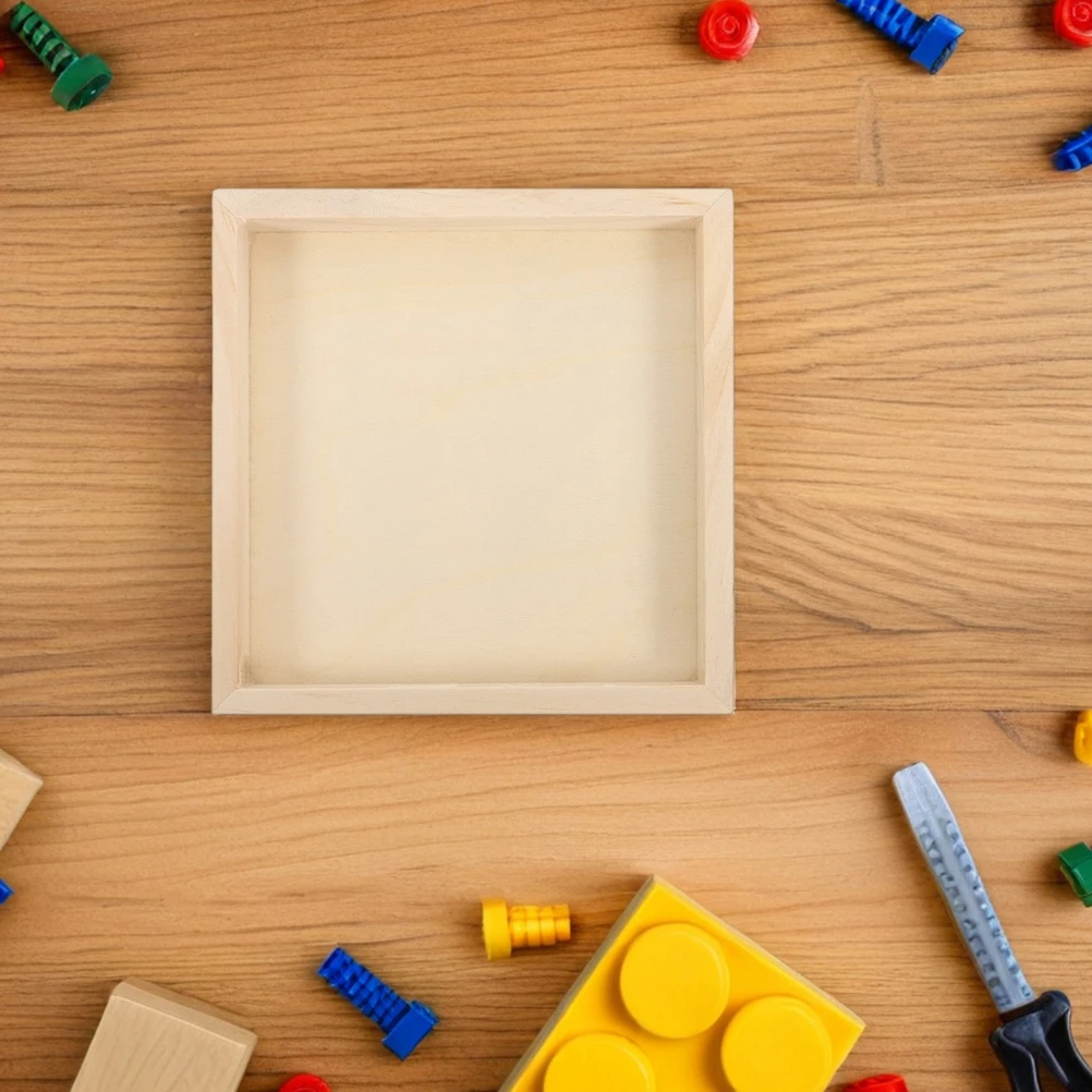 

5Pcs Wood 3D Puzzle Sorting Trays Square Natural Wooden Organizer Tray for Nine-Piece Jigsaw Puzzle Piece Storage