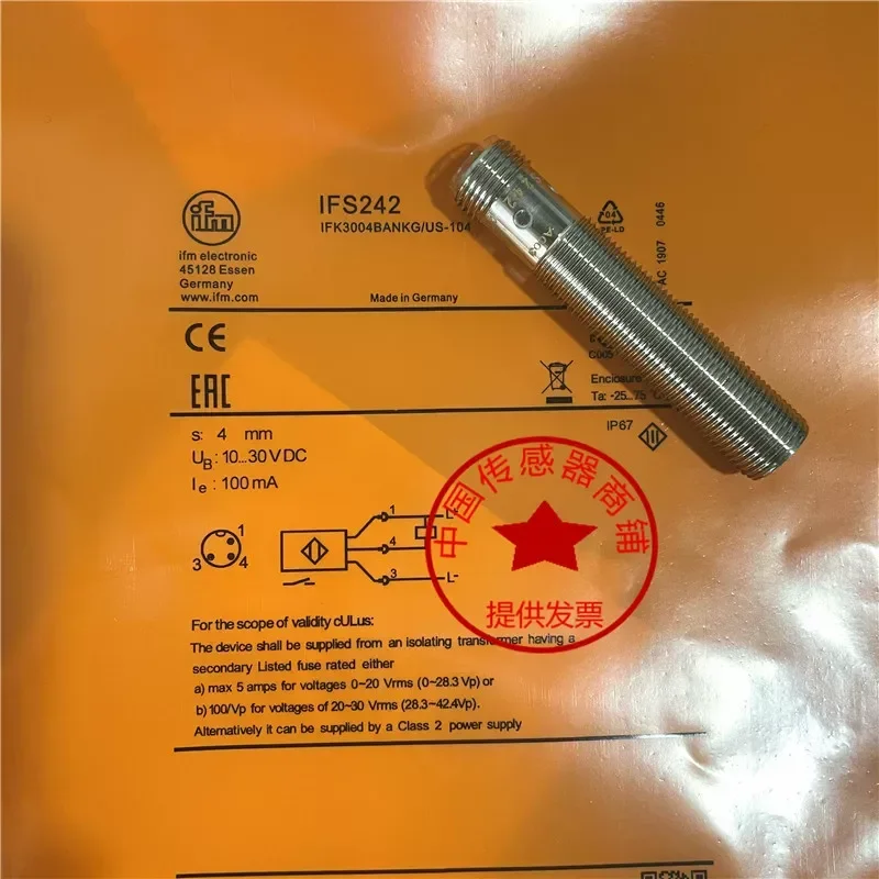 for IFS219 IFS240 IFS241 IFS242 IFS243 IE5338 Spot Proximity Switch Sensor Real Shot Photo Industrial Automation Parts
