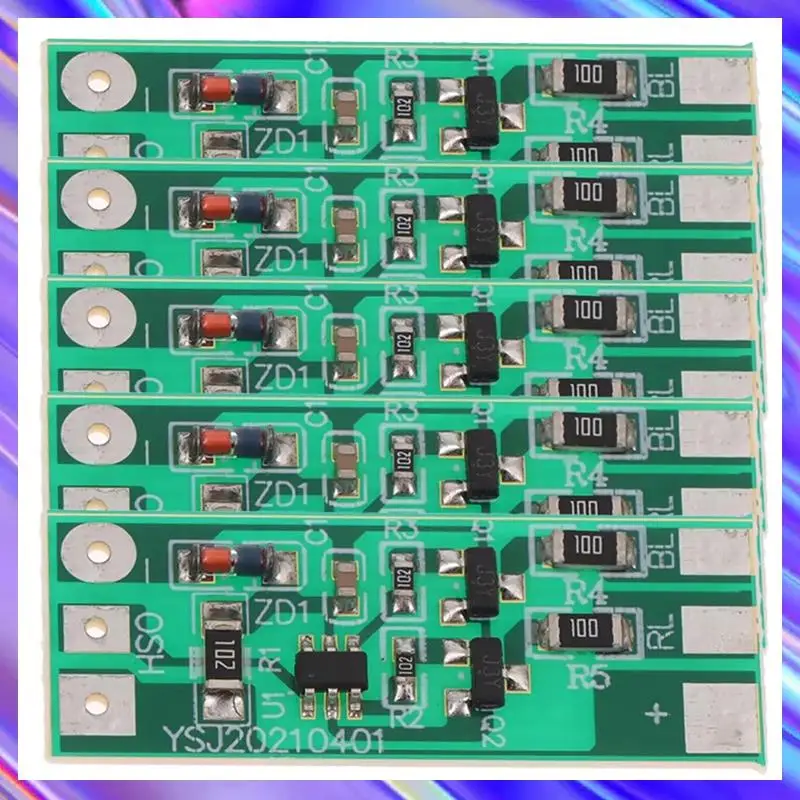 

A24U 3-12V Flashing LED Light Module Red Blue Two-Color Pair Flashing For Electric Vehicle Safety Light