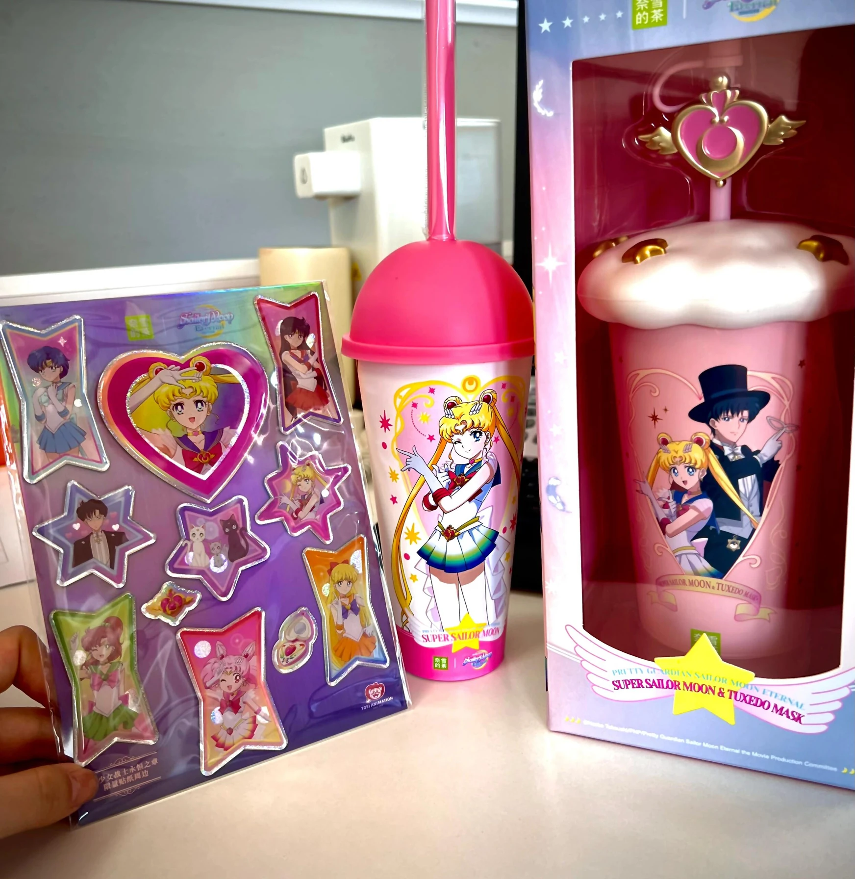 Autentico Sailor Moon Anime surround Water Cup Ceramic Cup Model Collection Edition che dà regali di compleanno agli amici