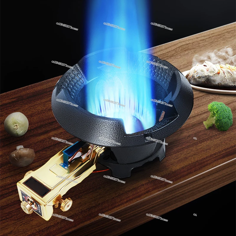 High-Pressure Gas Range, Single-Port Liquid Propane Burner for Hotels, Restaurants, Domestic Kitchen Stove, 45kW