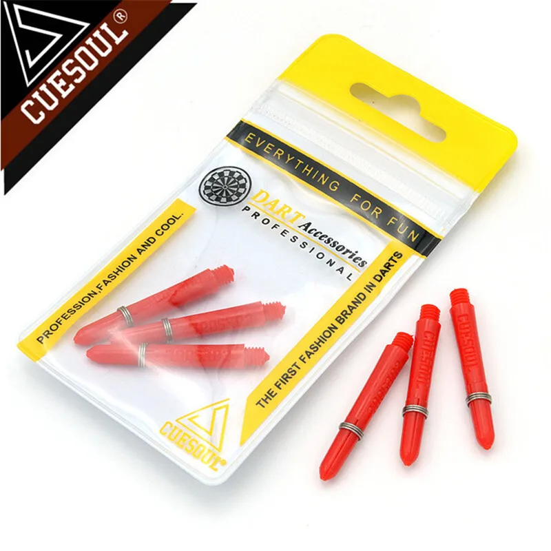 CUESOUL 35/41mm Darts Shafts Nylon 6pcs 2BA Dart Shaft For Professional Darts Plastic Dart Shafts Accessories