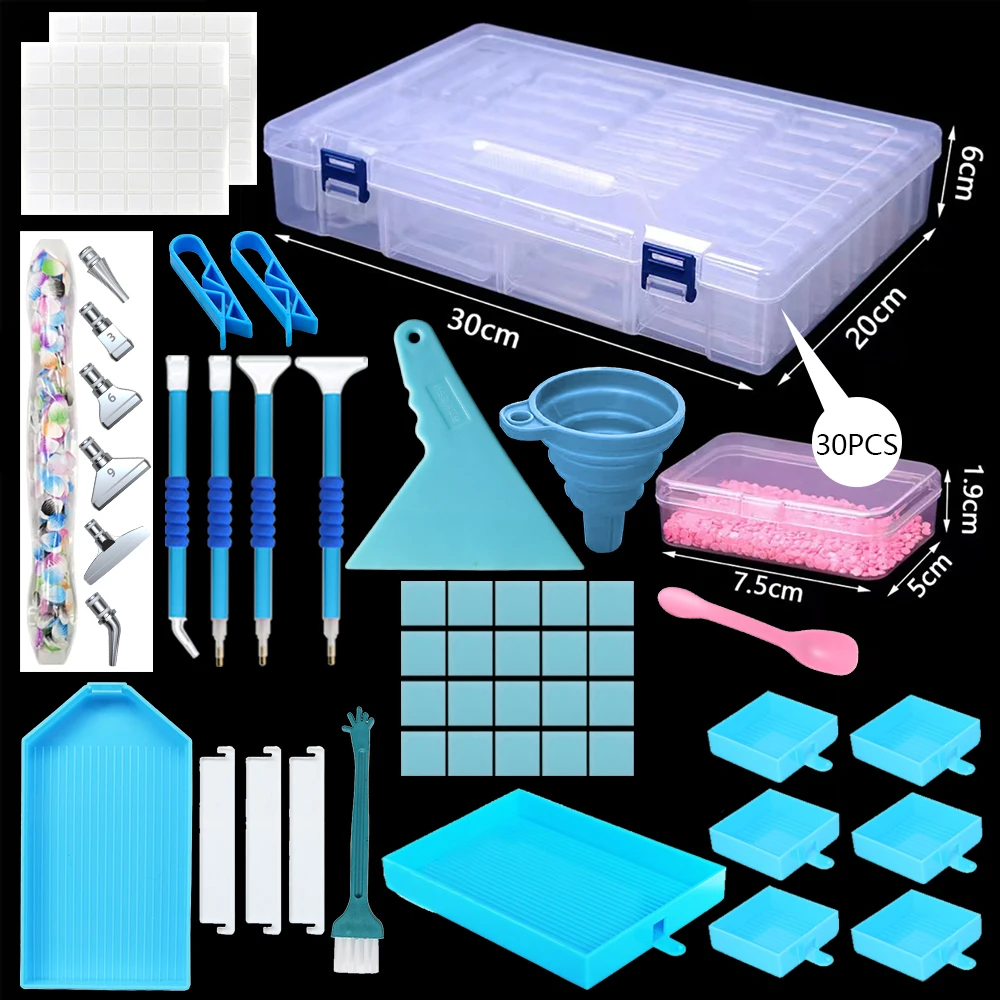 

Art Tray Lid Organizer Diamond Beads Storage Box for Painters Artists 2025 Pen Nib Drawer Storage Art Supplies Accessory