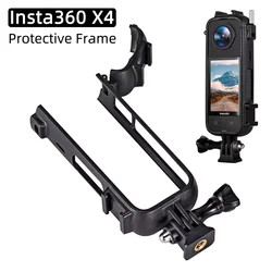 Para Insta360 X4 carcasa protectora para cámara marco para Insta 360 X4 marco de cámara de acción anticaída accesorios de montaje de cámara